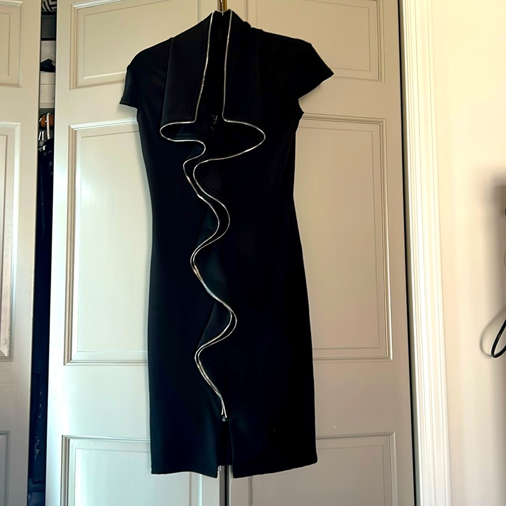 Sam Dong black dress